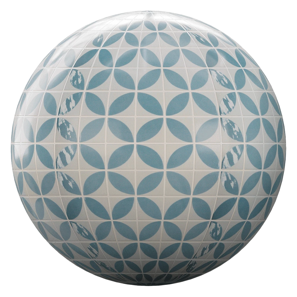 Tile Onix Penta Dahlia Alice Blue MS