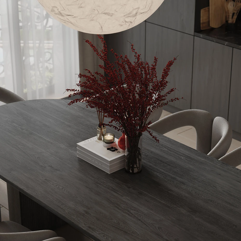 Modern Open-Plan Living Area 3D Scene (7)
