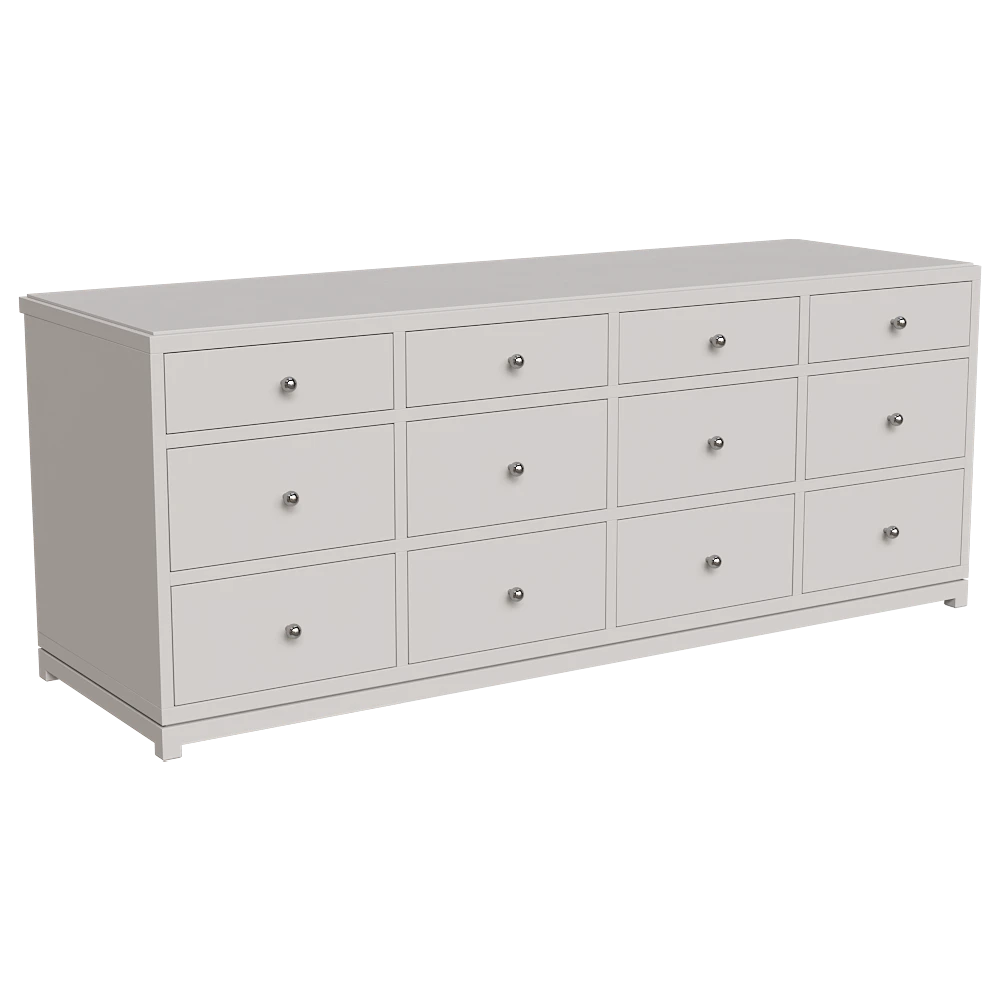 Chest of Drawers Porublev Interiors White L