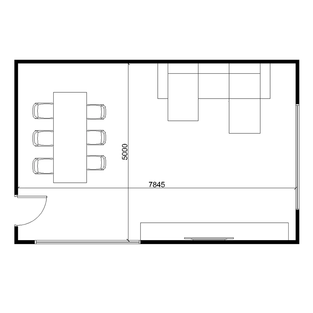 Modern Contemporary Living Interior 3D Scene (7)