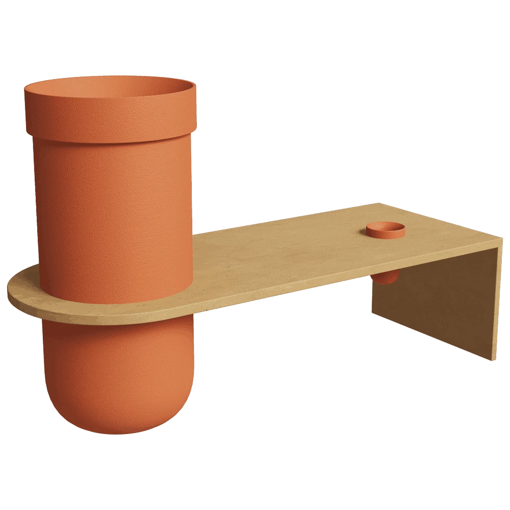 Washbasin Terzofoco LuneUp Bench H2O (2)