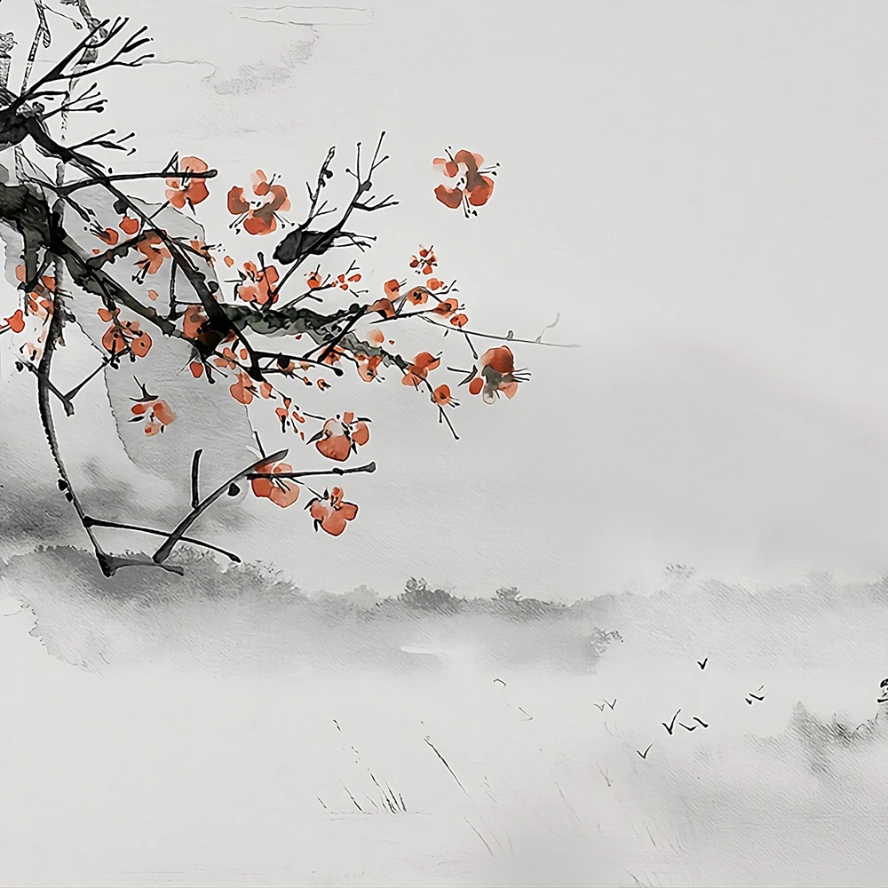 Wallpaper Studijo Wallart Are the cherries blossoming V1