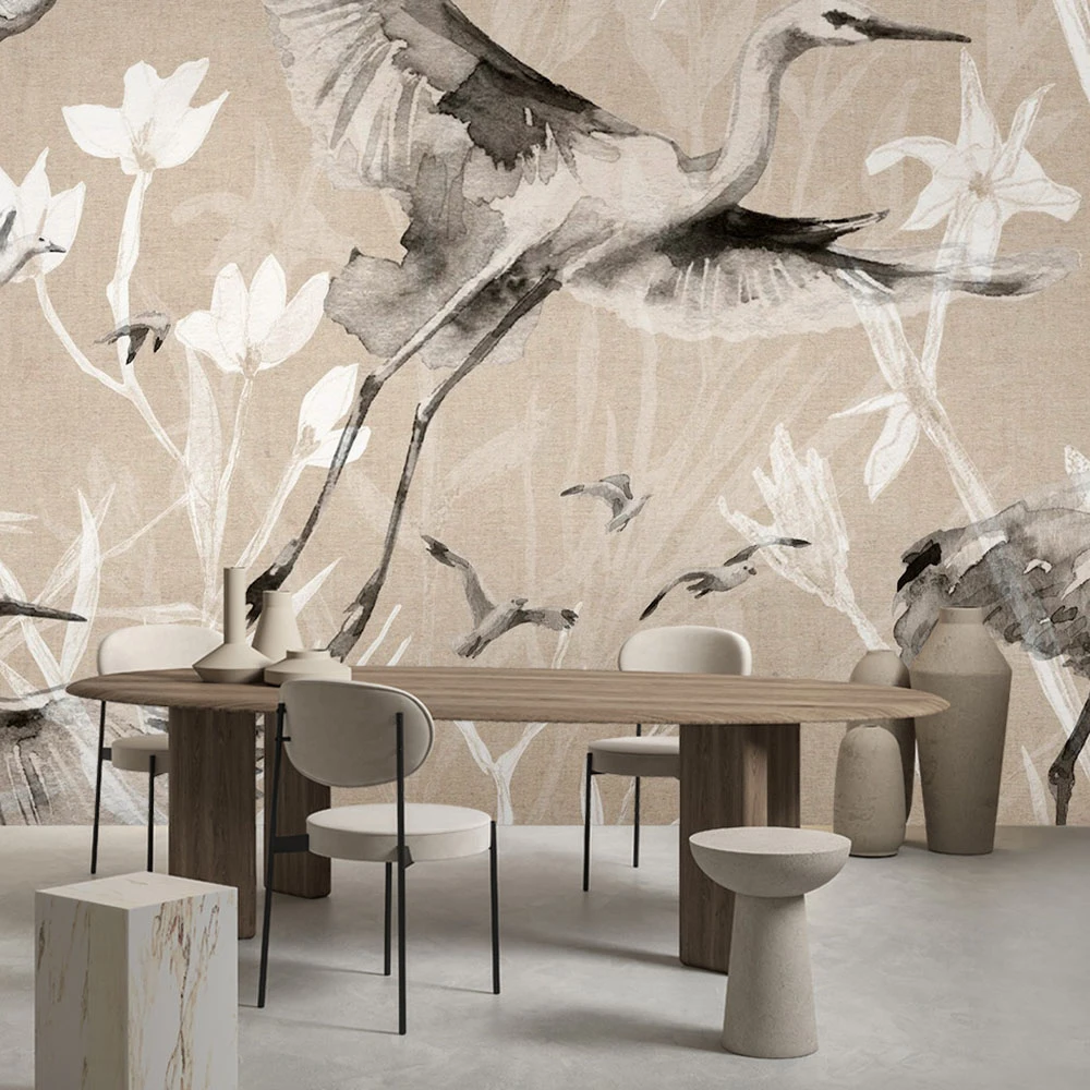 Wallpaper Studijo Wallart Birds and Cranes V2 (2)
