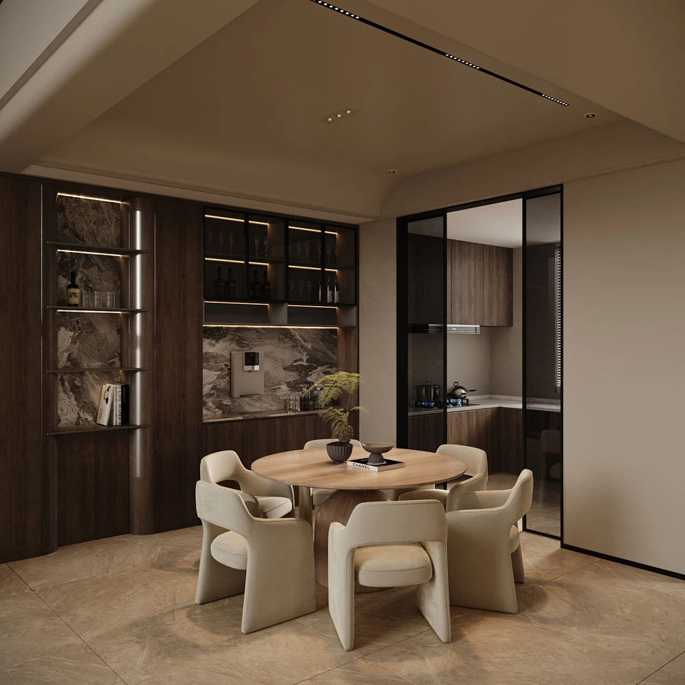 Modern Living Room Interior 3D Scene (5)