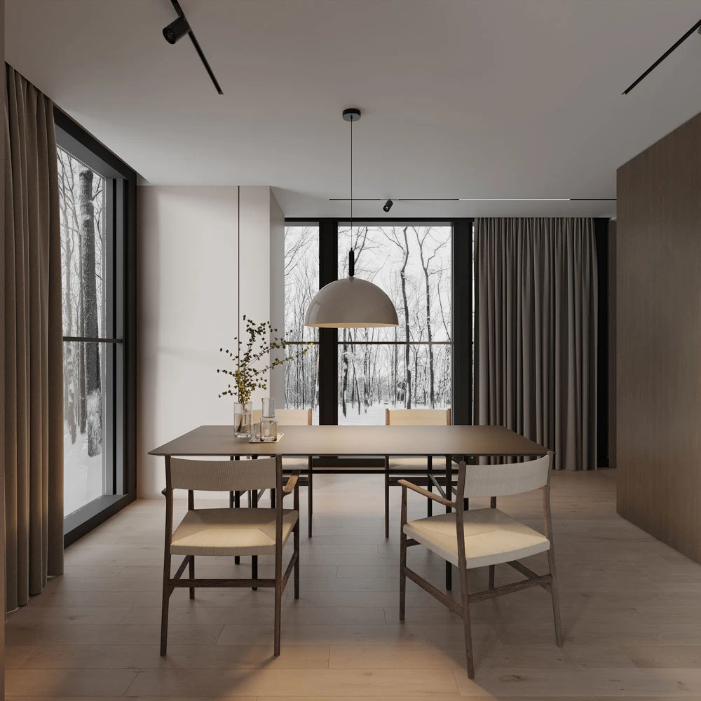 Modern Living Room Interior 3D Scene (5)