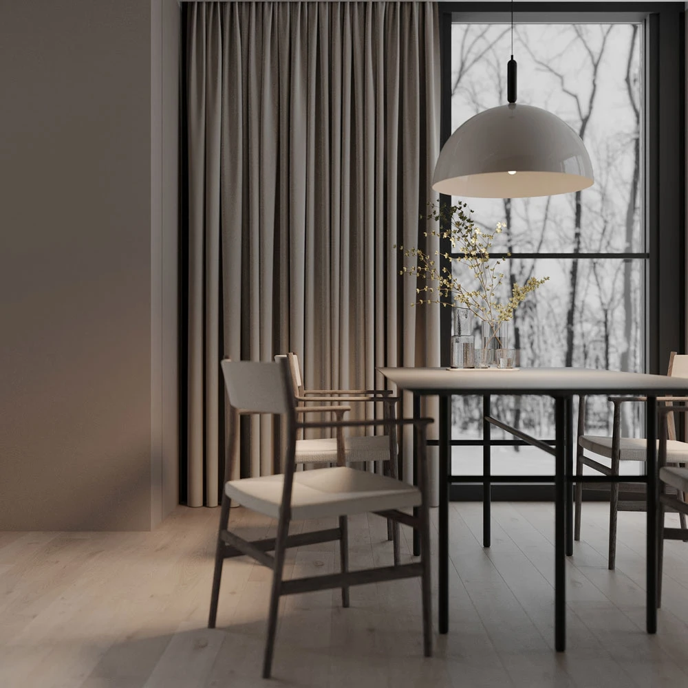 Modern Living Room Interior 3D Scene (7)