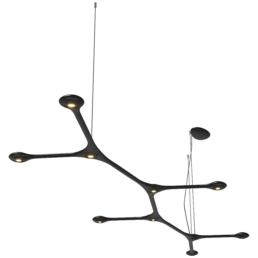 Pendant lamp Tokio Carbon 10.01