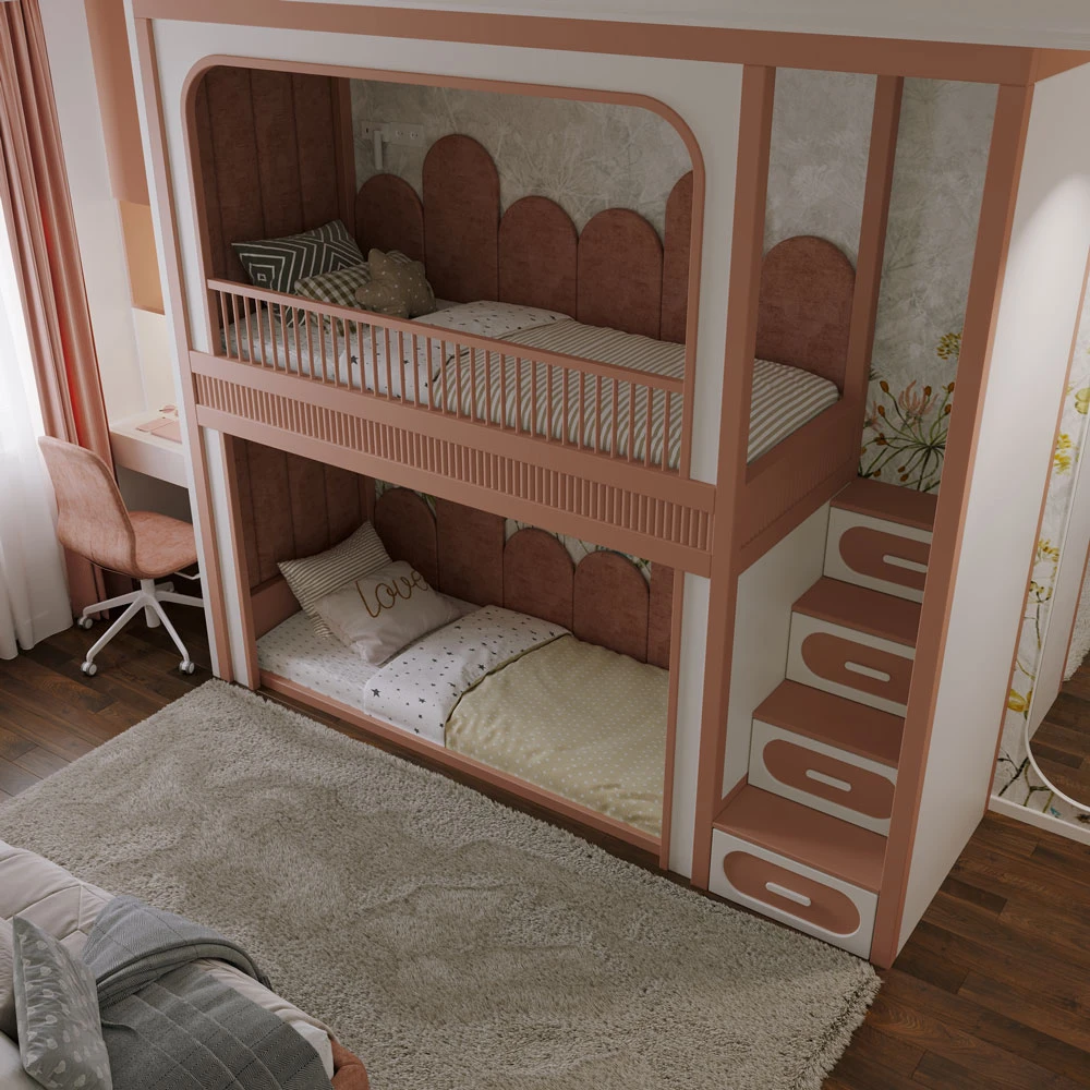 Modern Playful Child's Bedroom 3D Scene (8)