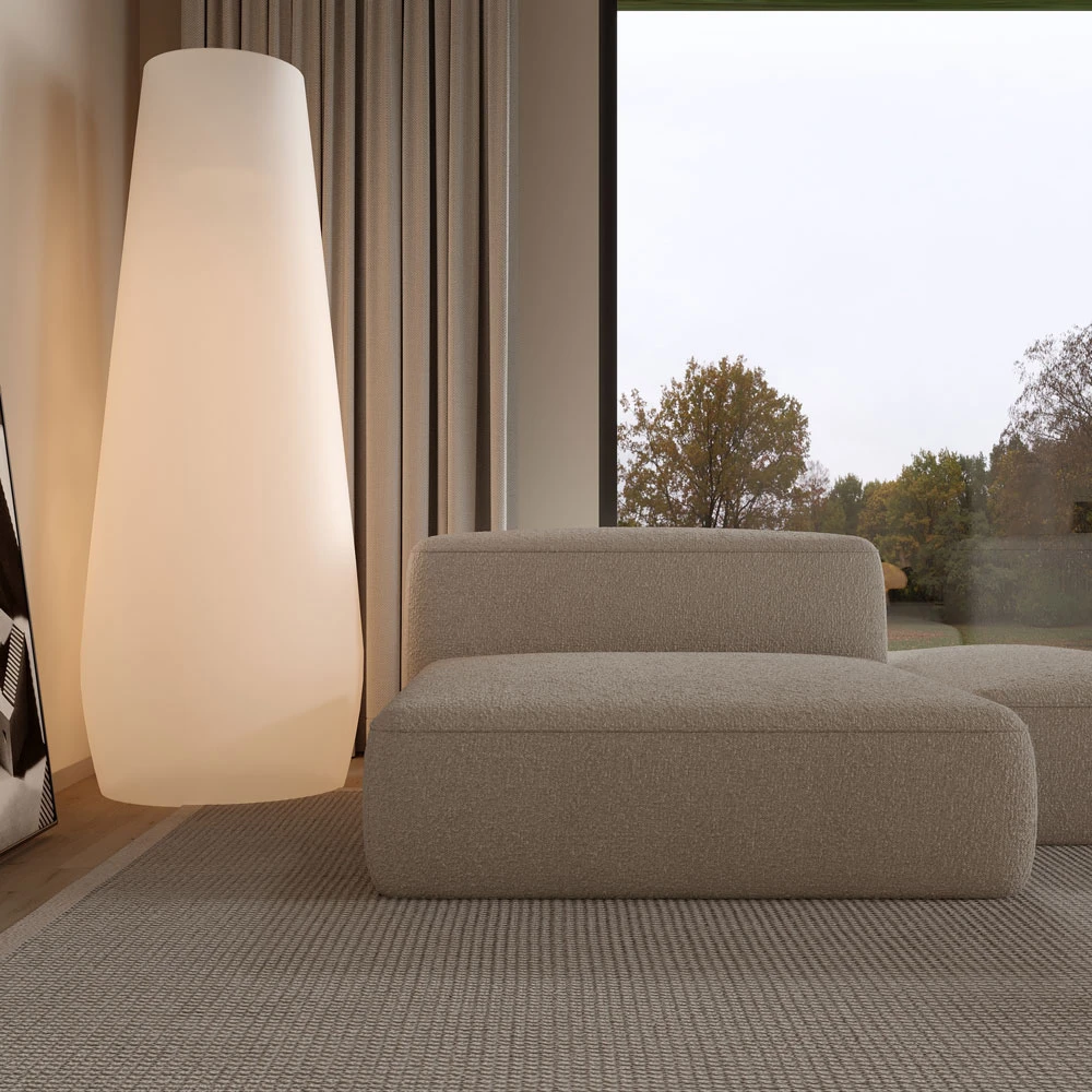 Modern Minimalist Living Room Interior Design 3D Scene (9)