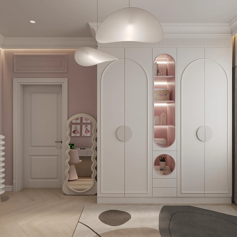 Neoclassical Child's Bedroom 3D Scene (2)