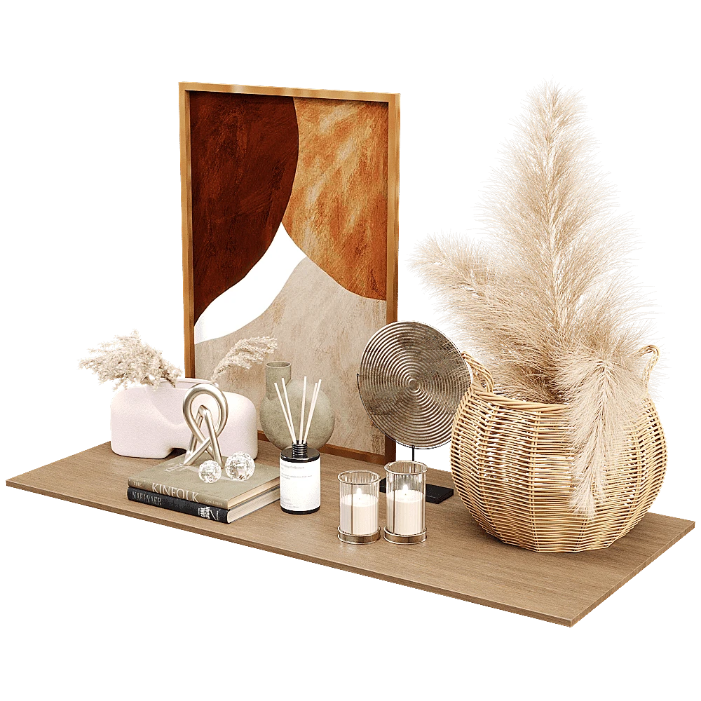 Ensemble décoratif de style organique moderne (2)
