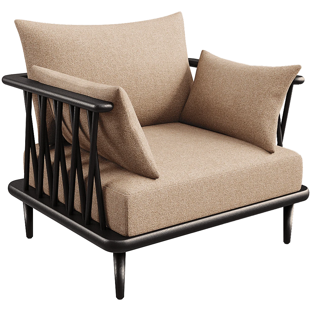 Lounge Chair Fenabel NATURE MP.1643 (2)