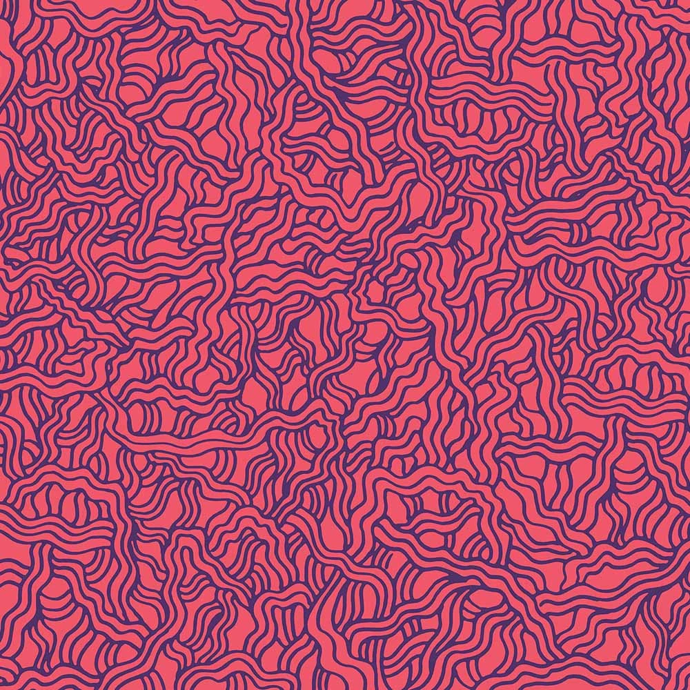 Wallpaper FLOW BERRY