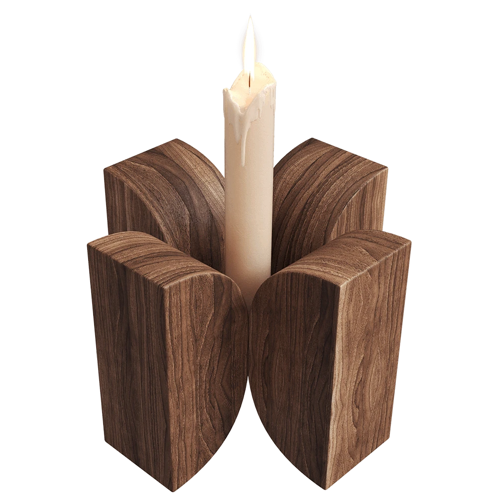 Natura Flower Candle Holder SHRE Studio (2)