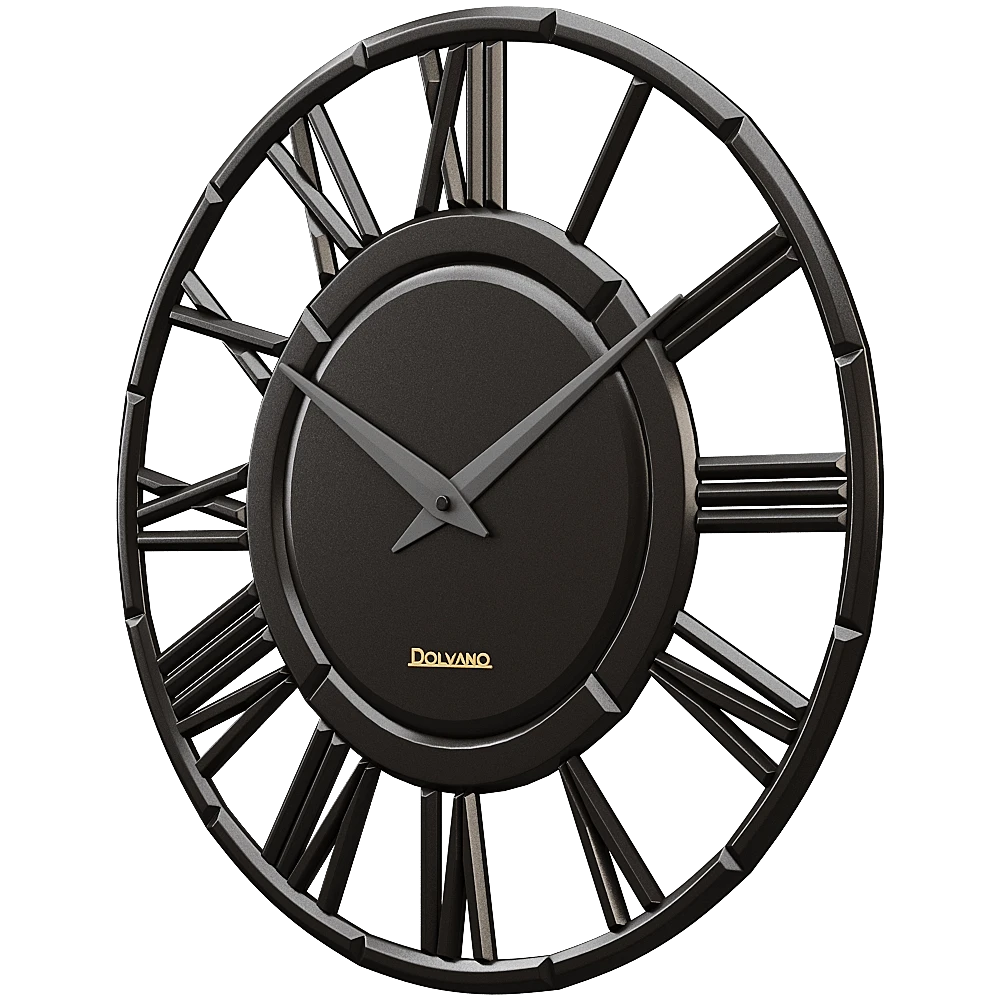 Wall clock Elegant Black (2)