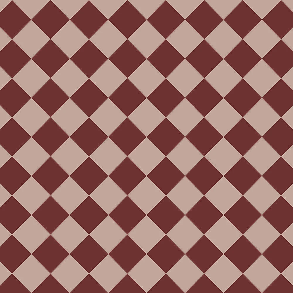 Wallpaper CHECKMATE VINTAGE GARNET