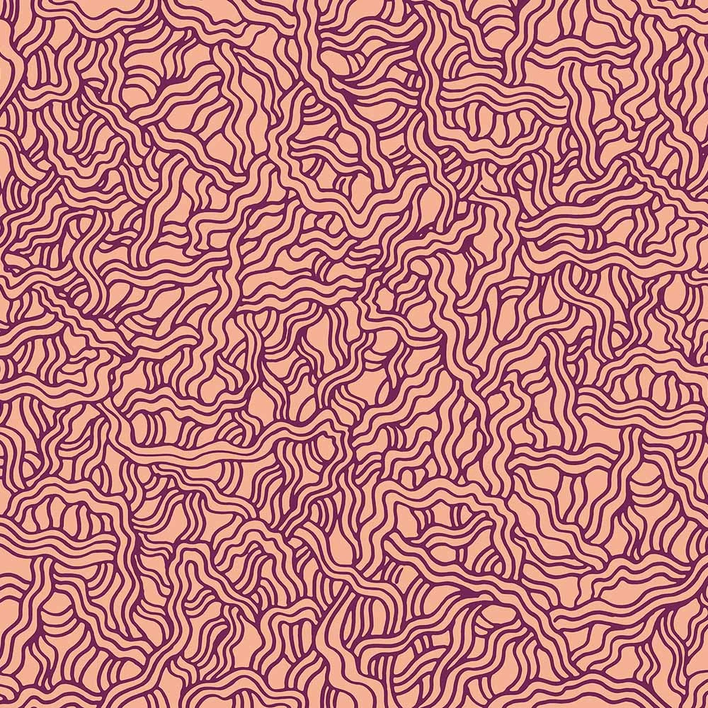Wallpaper FLOW CORAL