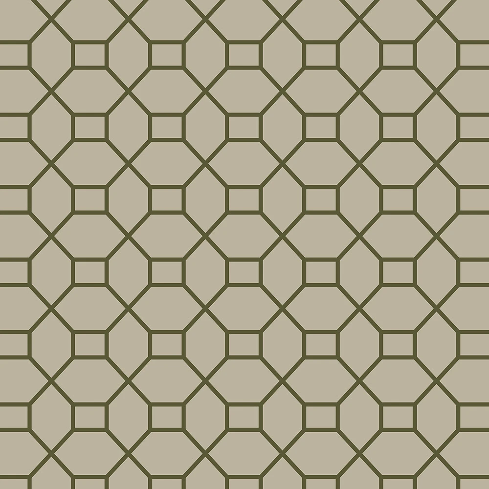 Wallpaper HONEYCOMB HERBAL LATTICE