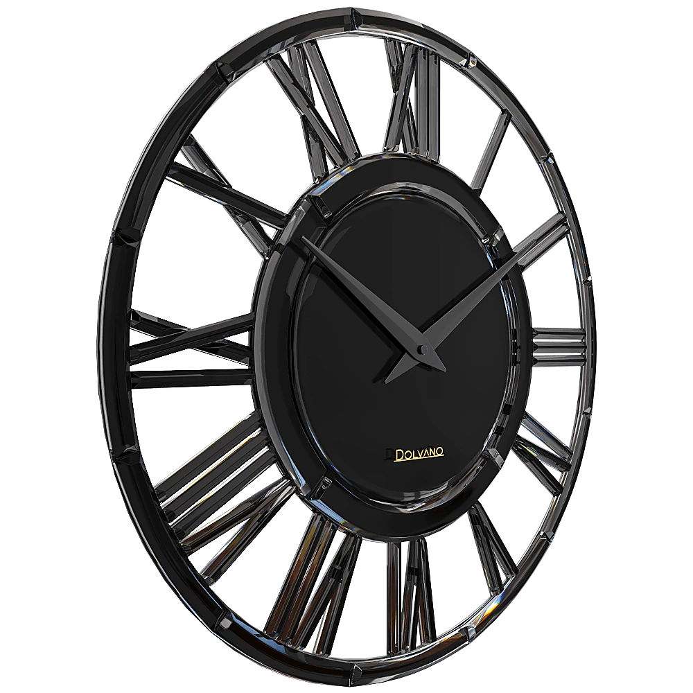 Wall Clock Dolvano Elegant Black (2)