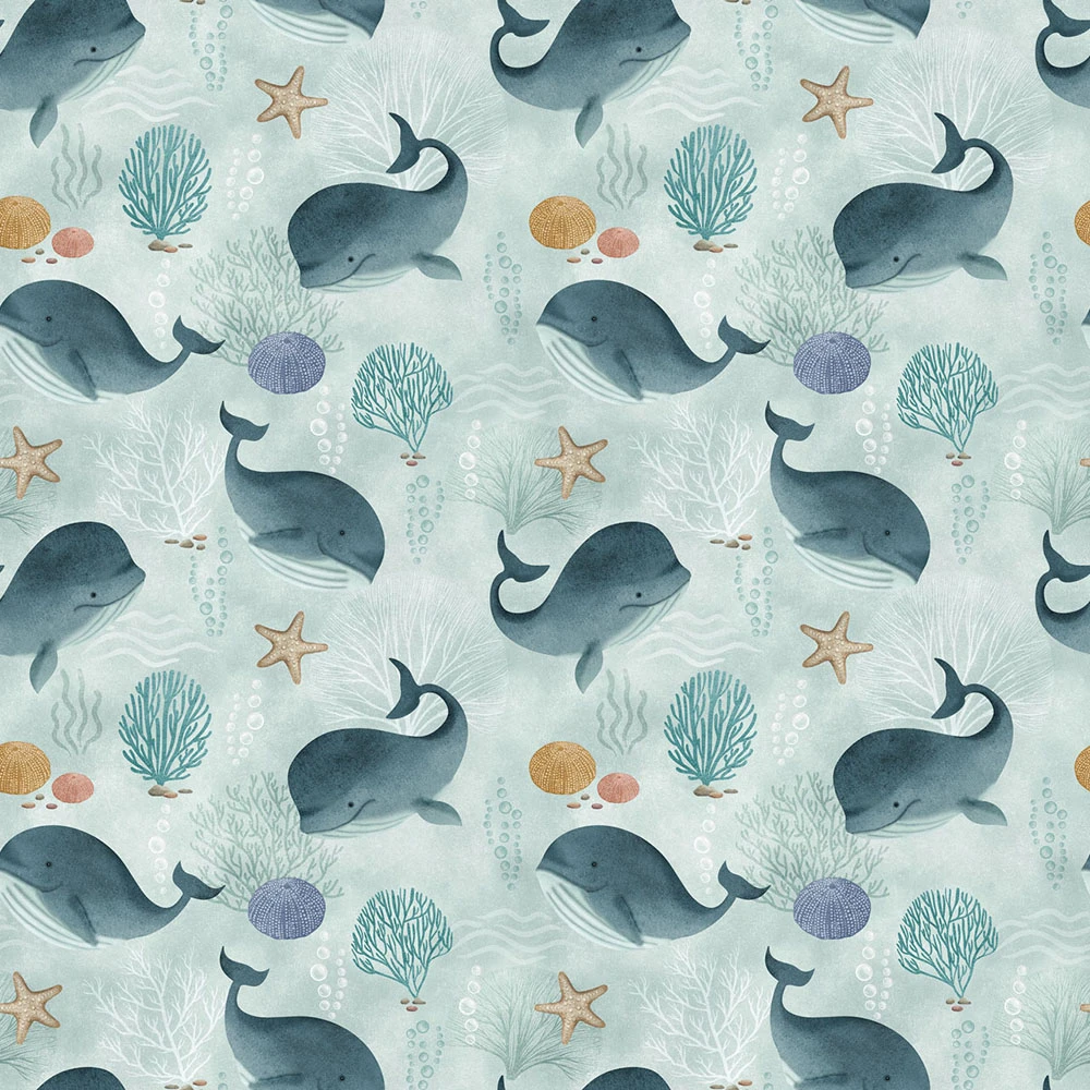 Wallpaper Baby-Whales CB006-1