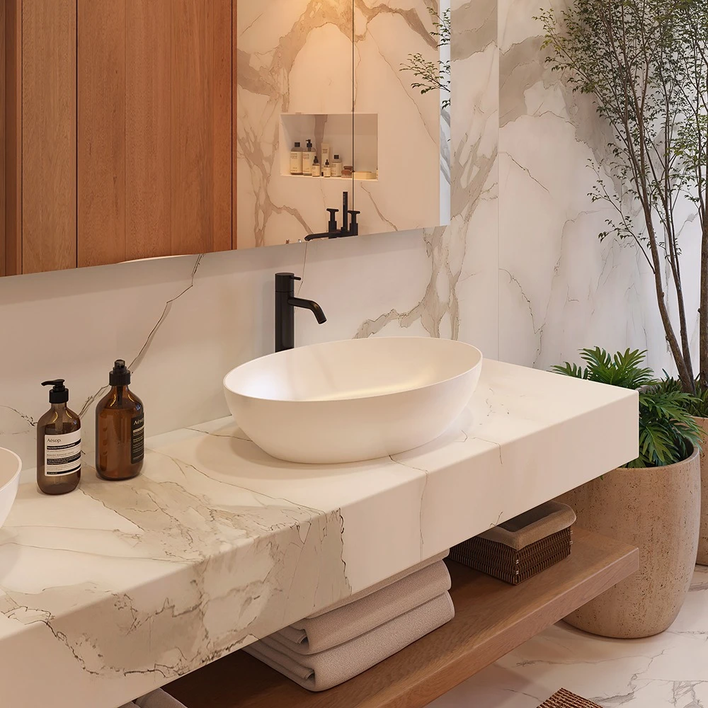 Modern Luxurious Bathroom Interior 3D Scene (5)