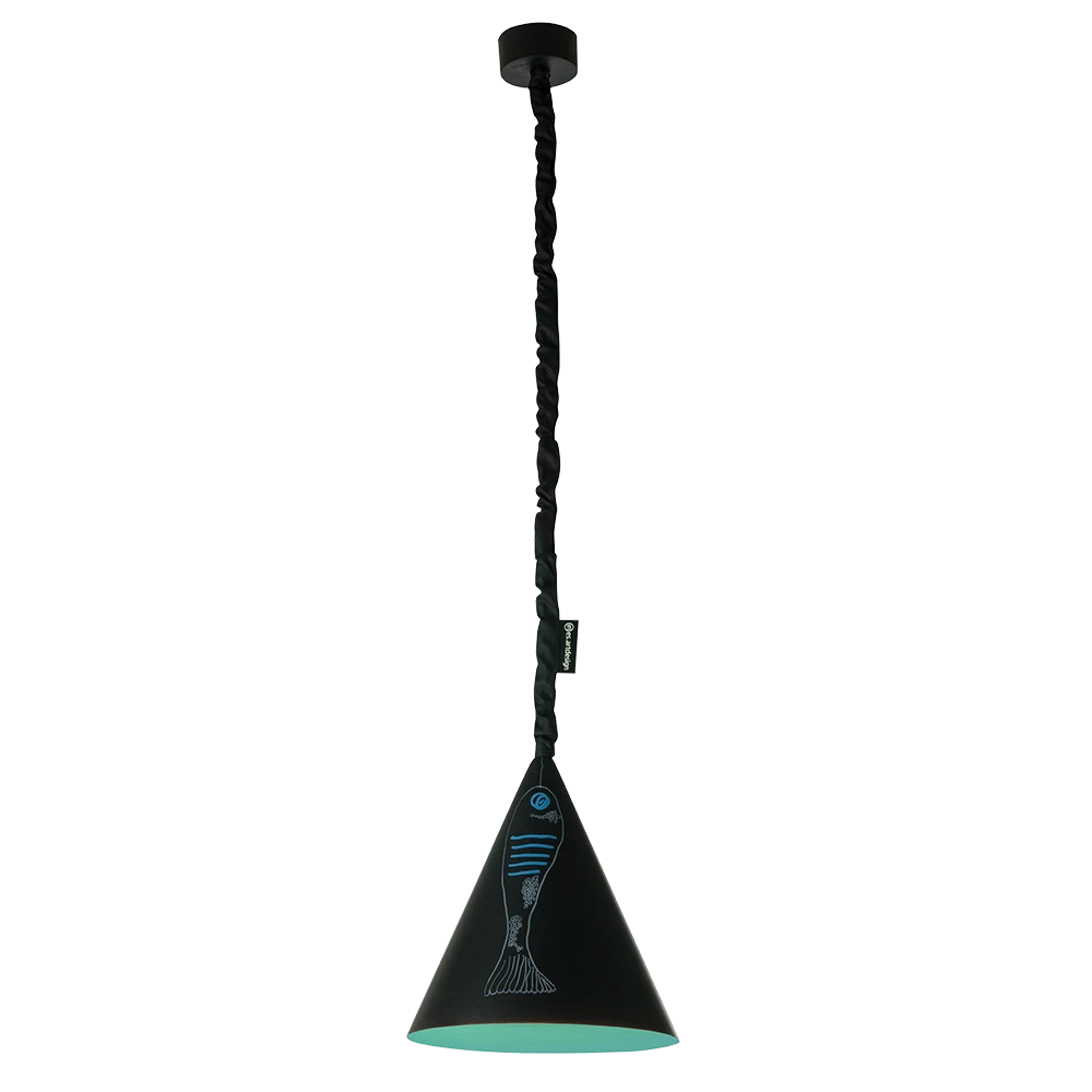 Pendant lamp In-es.artdesign Jazz lavagna