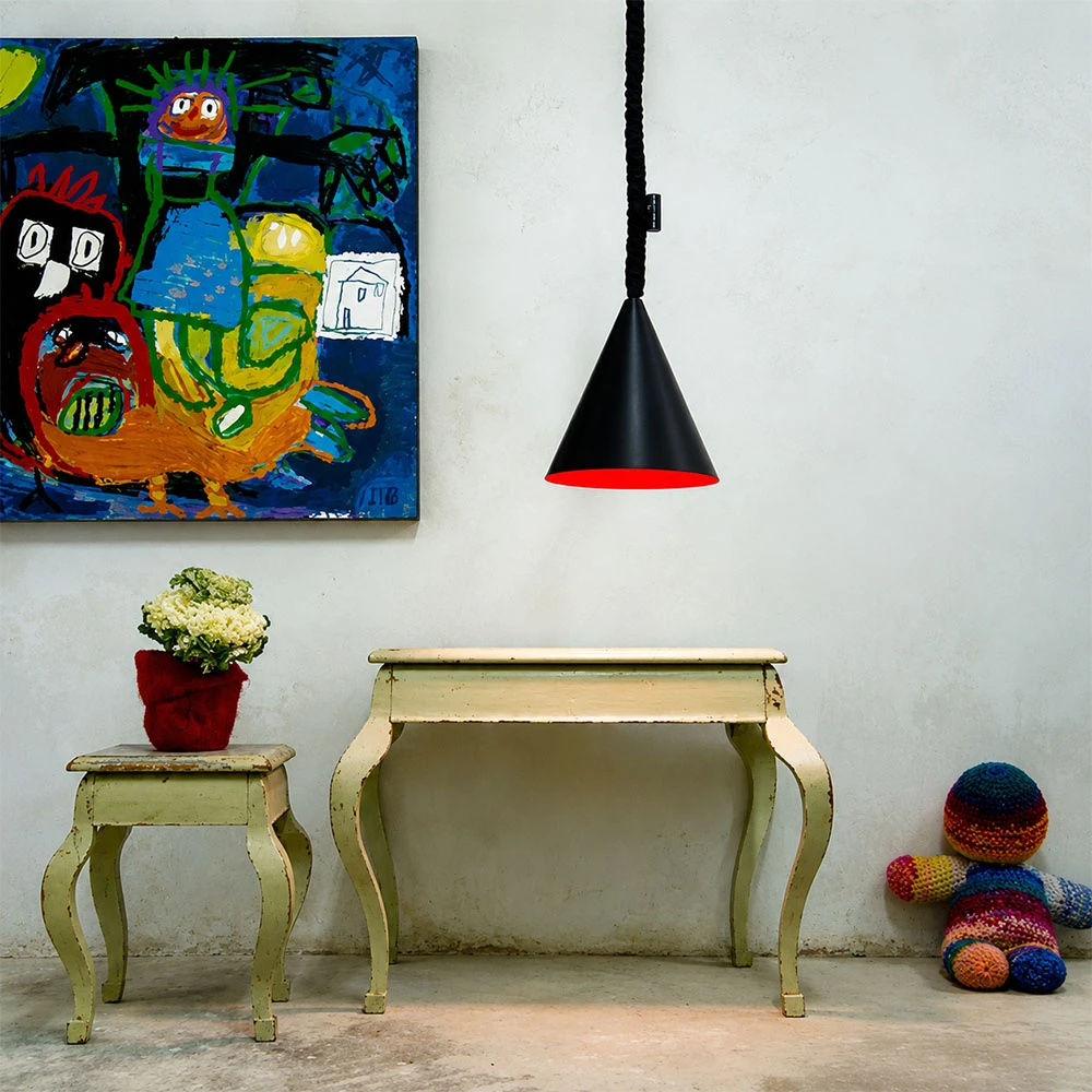 Pendant lamp In-es.artdesign Jazz lavagna (2)