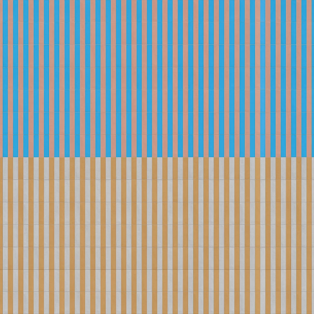 Wallpaper BRICK ART BLUE SKY