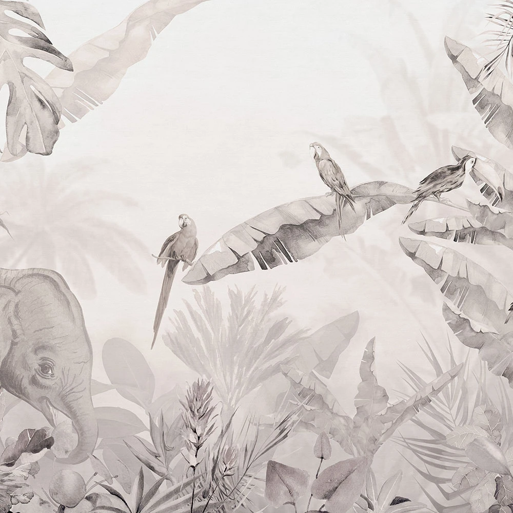 Wallpaper Jungle Beige