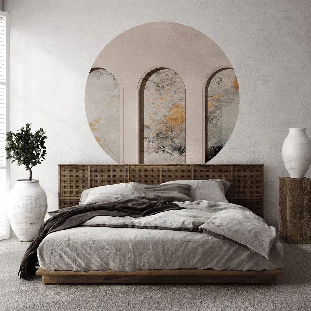 Wallpaper Libra Beige Fog circle (2)