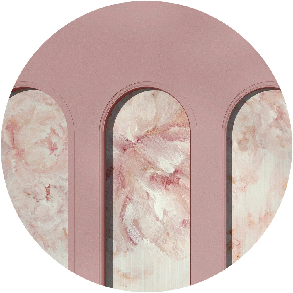 Обои Libra Pink Prosecco circle