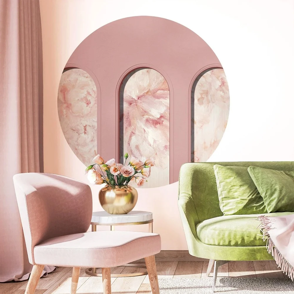 Обои Libra Pink Prosecco circle (2)