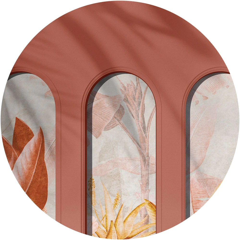 Обои Wall Art Libra Rainforest Rust circle