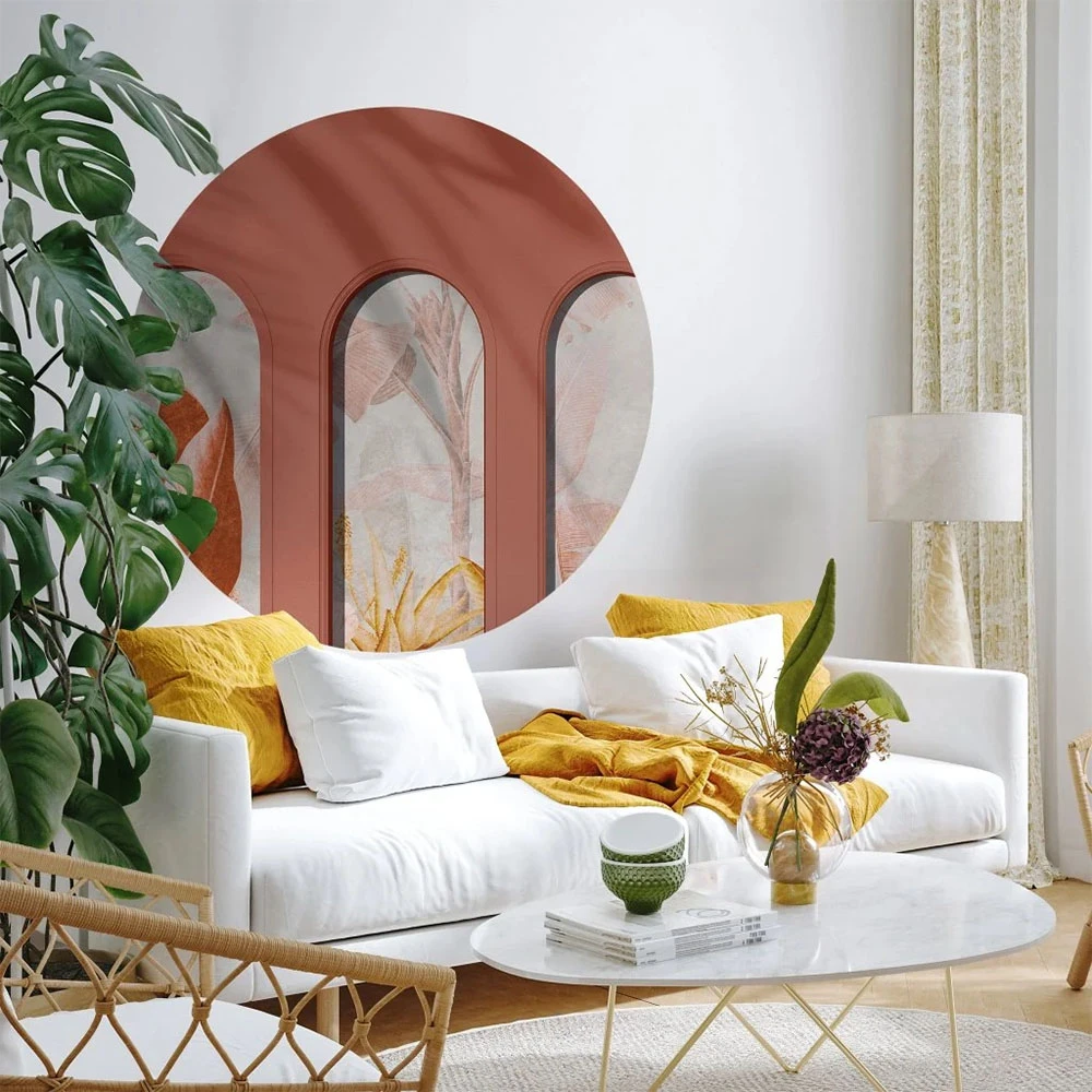 Обои Wall Art Libra Rainforest Rust circle (2)