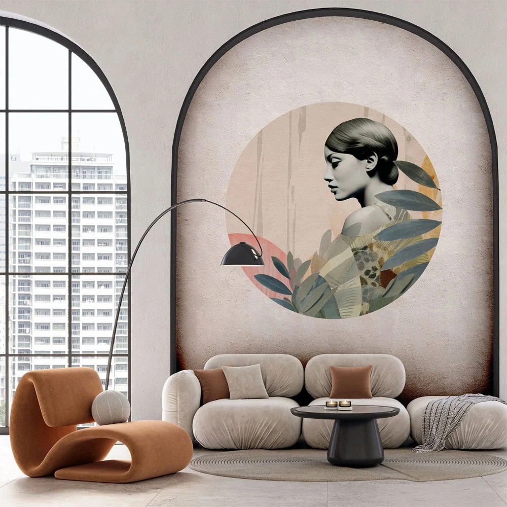 Wallpaper Onna Olive circle (2)