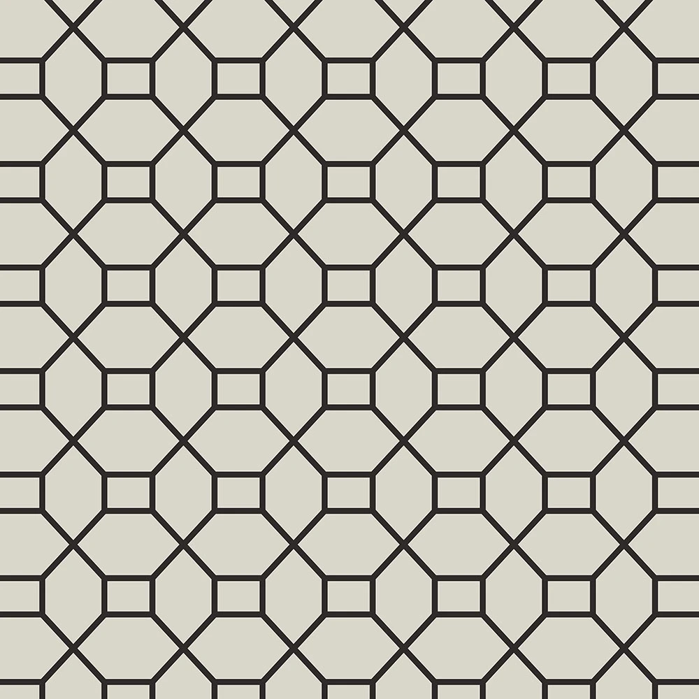 Wallpaper HONEYCOMB ESPRESSO FRAME