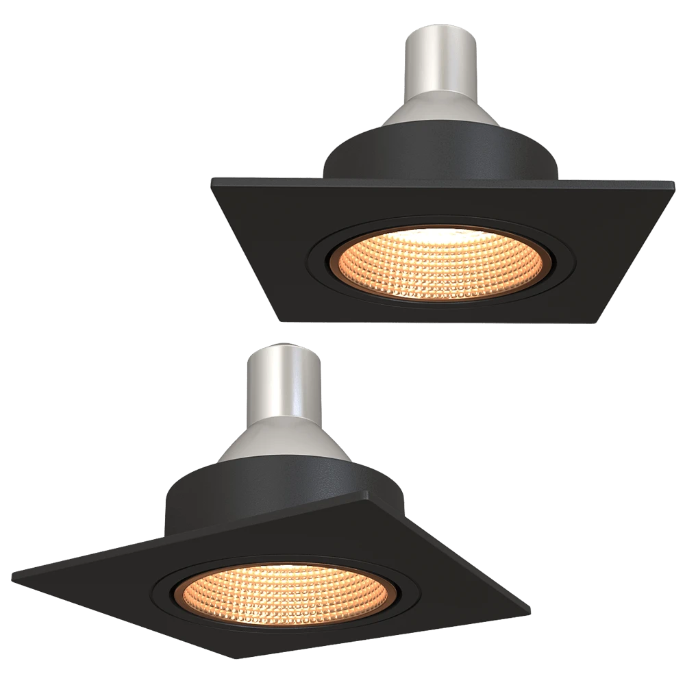 Spot Recessed Luminaire DENKIRS DK3071-BBR