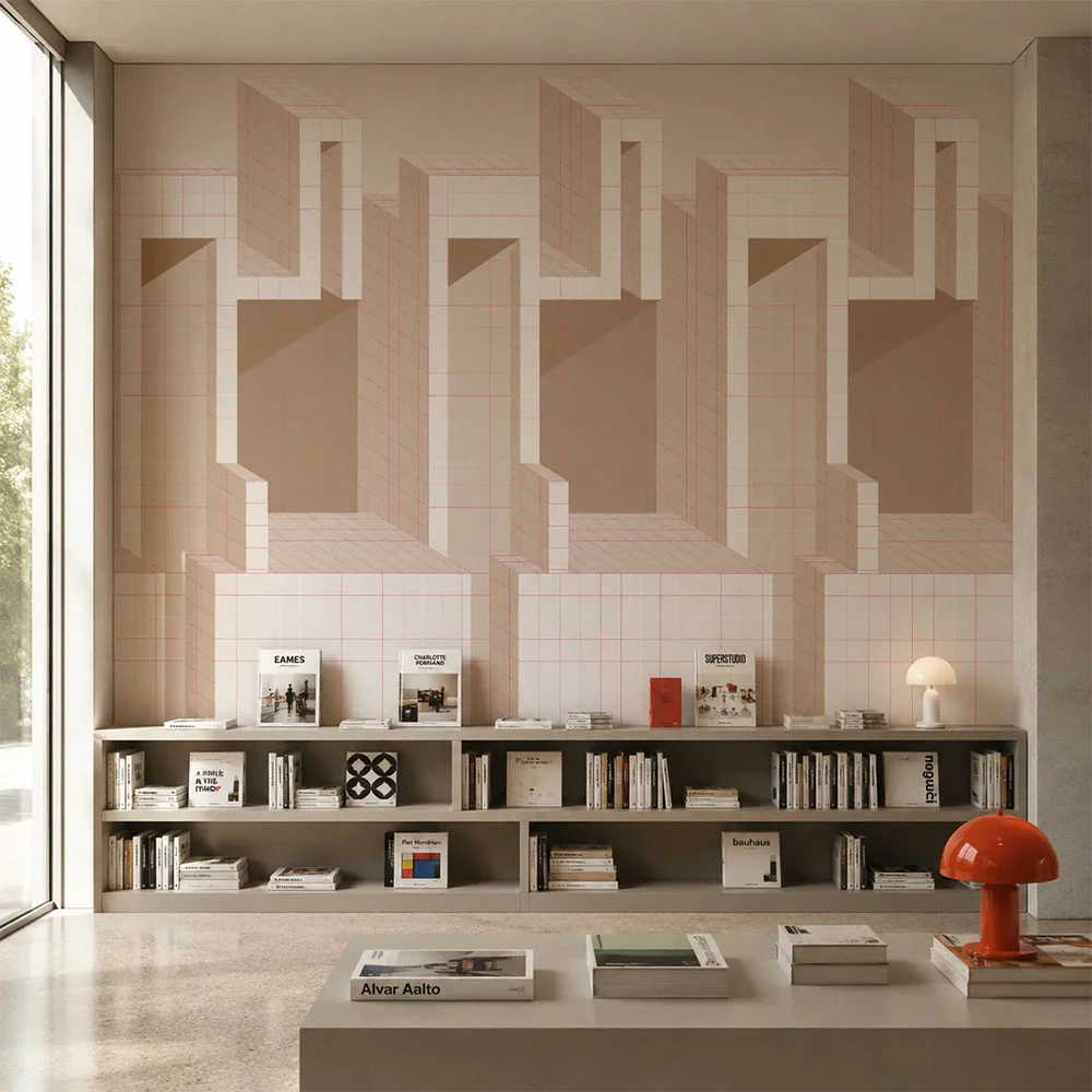 Papier peint Murals ISO PINK (2)