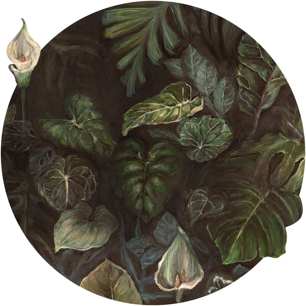 Wallpaper Calla circle