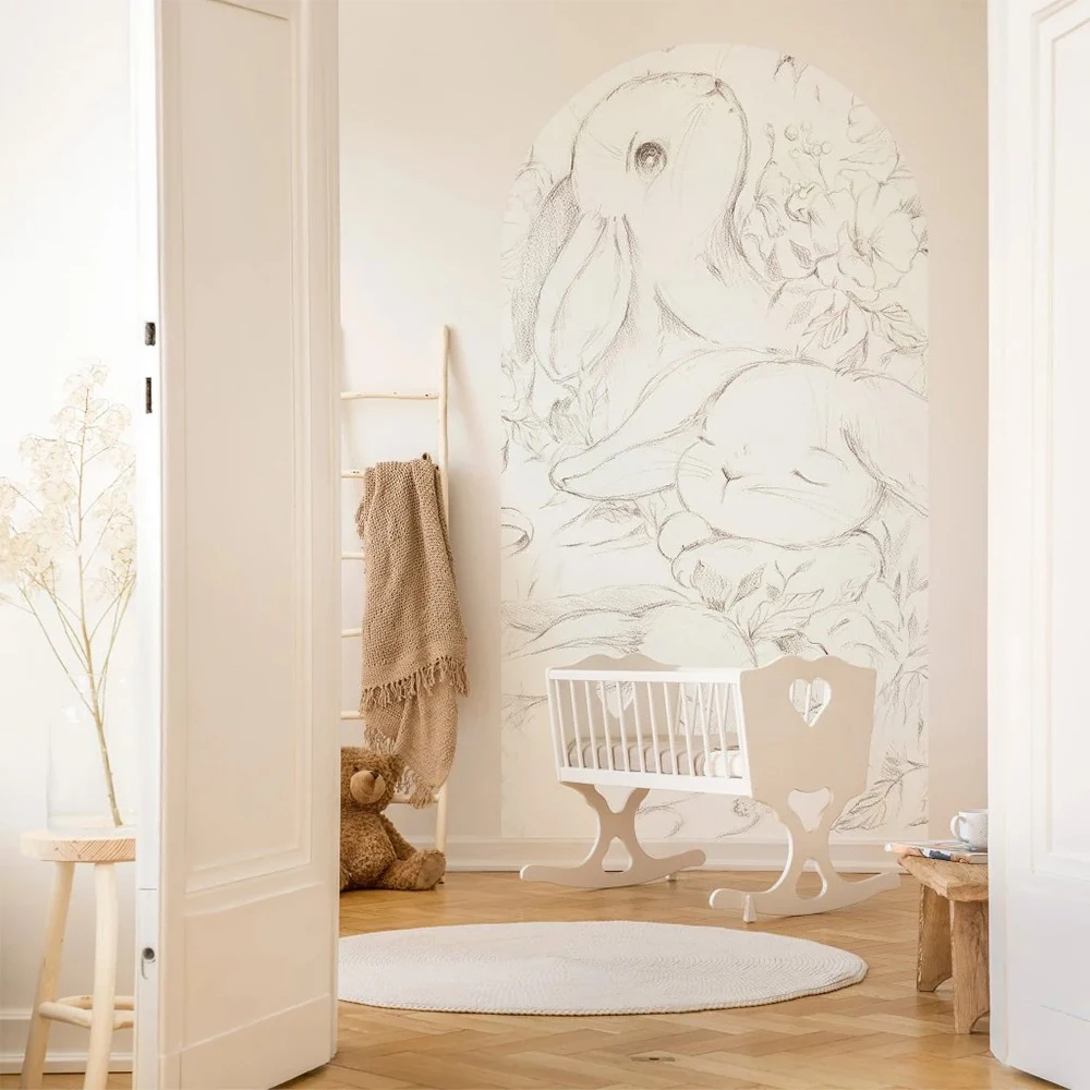 Carta da parati Wall Art Fluffy arc (2)