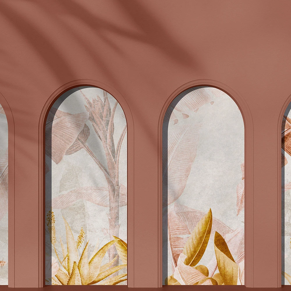 Wallpaper Libra Rainforest Rust