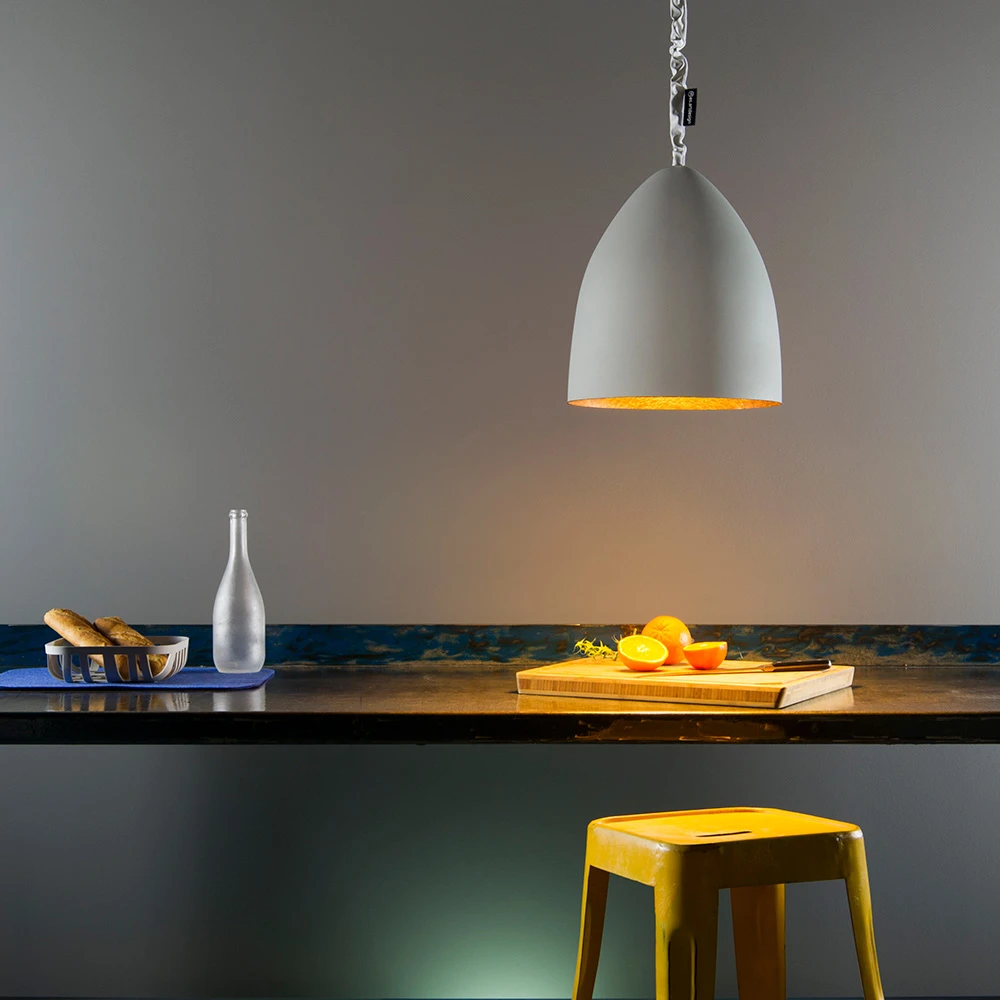 Lampada a Sospensione In-es.artdesign Flower S cemento (2)