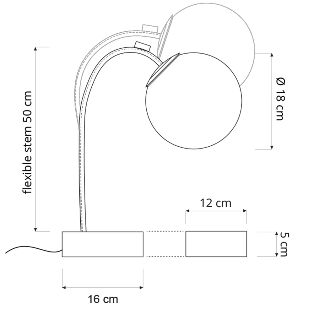Table lamp In-es.artdesign Micro T Luna (3)
