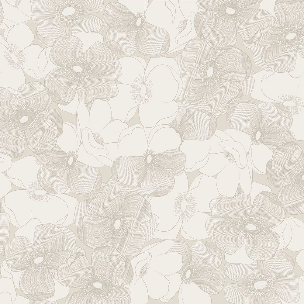 Papier peint Murals FLOWER IVORY BLOSSOM