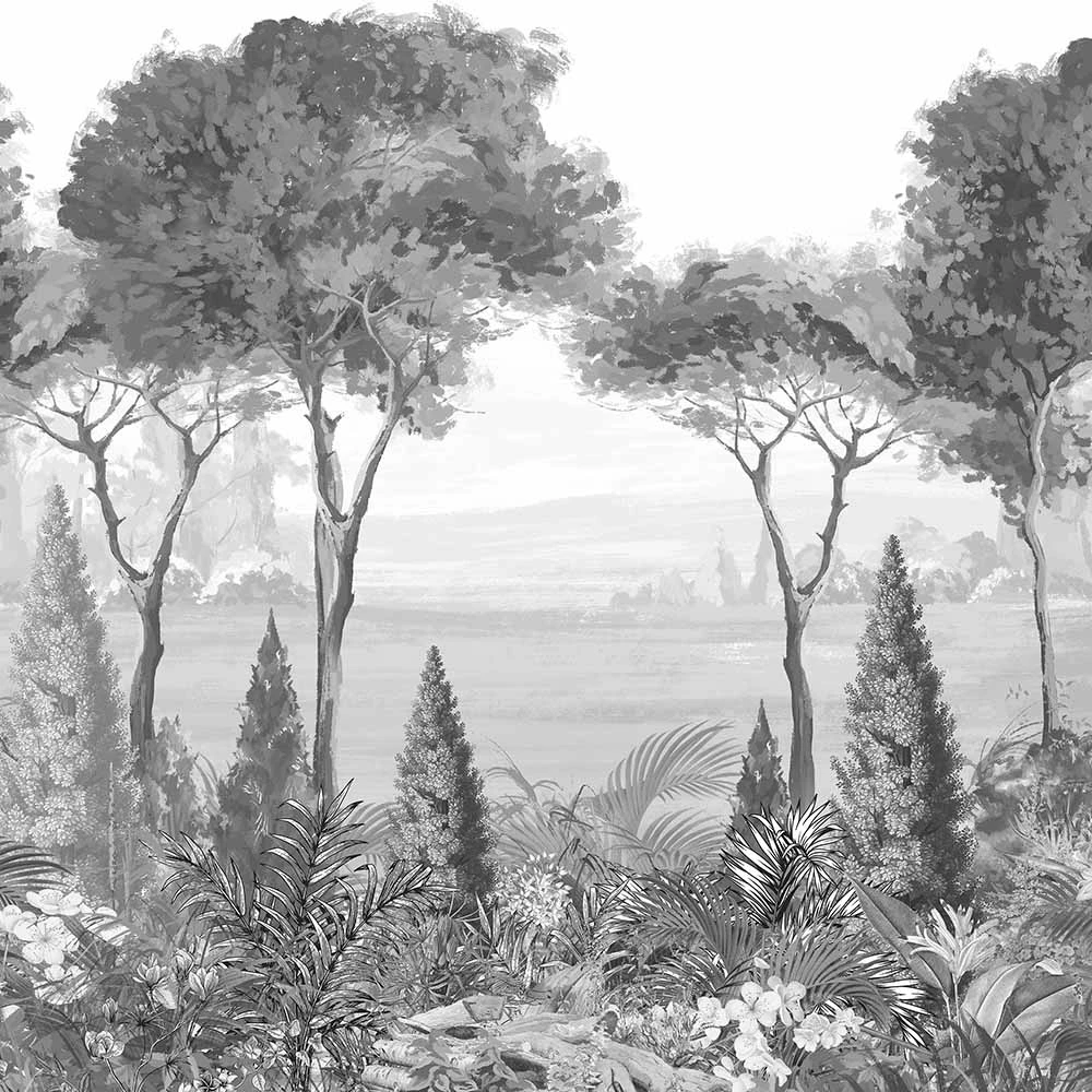 Wallpaper FOREST SHADES GREY