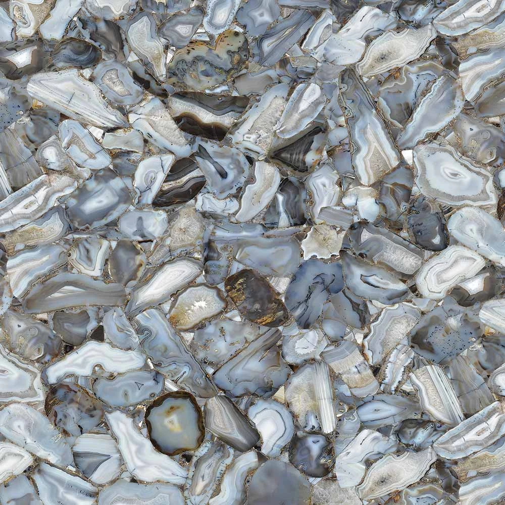Wallpaper GEMS OF NATURE AGATE BLU