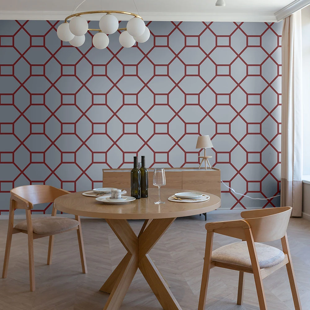 Papier peint Murals HONEYCOMB AZURE CIRCUIT (2)