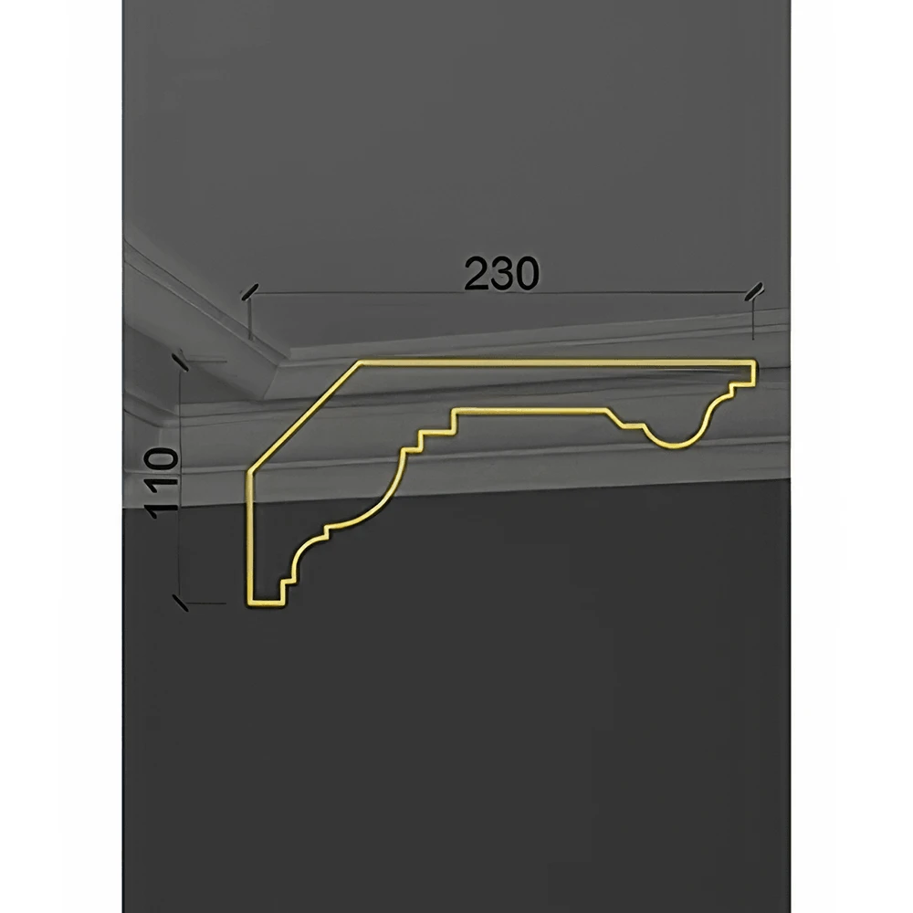 Cornice Deco Line Q-06