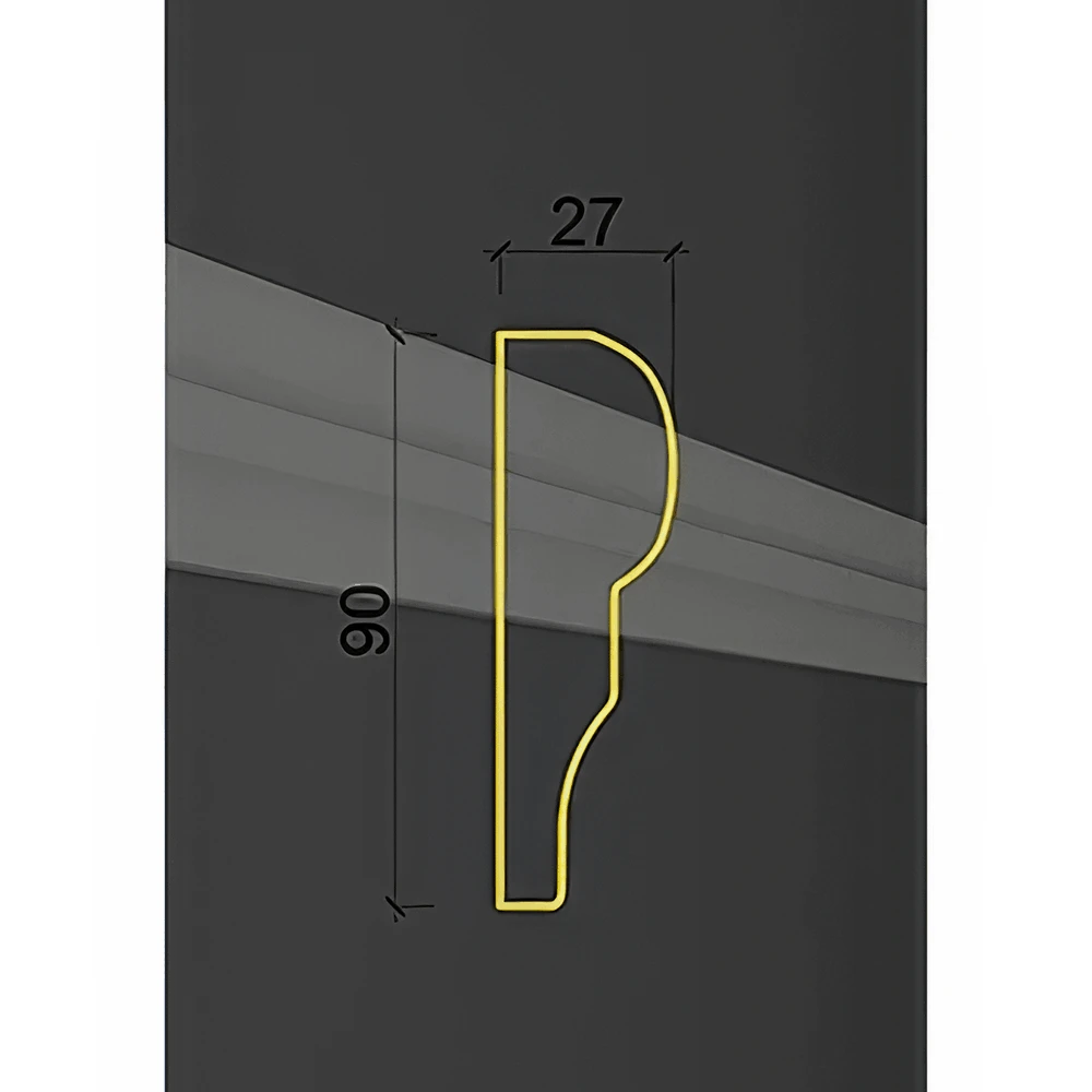 Modanatura Decorativa in Gesso Deco Line MQ-42