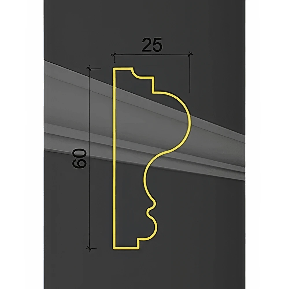 Decorative Plaster Molding Deco Line MQ-04